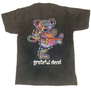 Grateful Dead Shirt Dancing Bear Music Tour Small Psychedelic Tie Dye T-Shirt